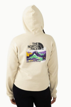 Худи TNF W Evolution Hi Lo Hoodie (Женский; S; Gravel-IWD)